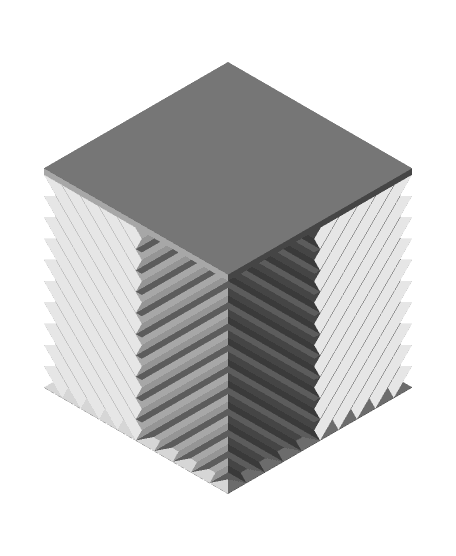 Tissue Cube A // Tissue Box Cover 3d model