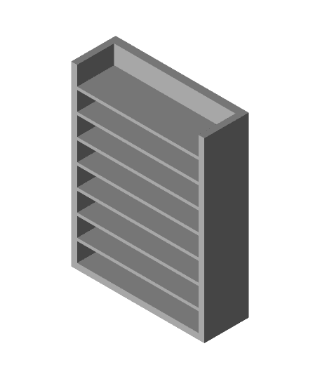 Mini Bookshelf 3d model