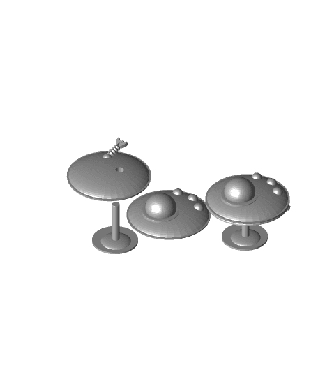 FHW: Flying saucer concept (BoD) 3d model