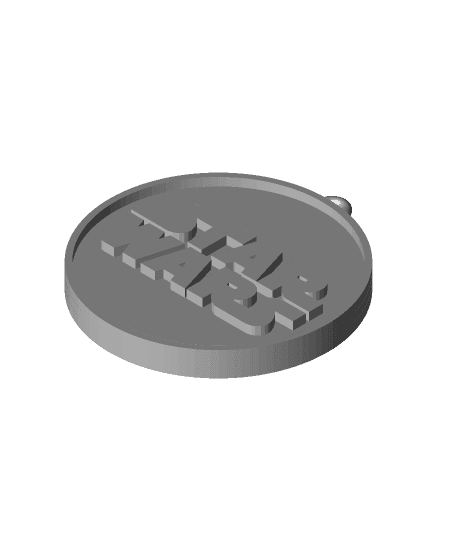 Remix of Star Wars Chewbacca Chewie key chain, earring, dogtag, jewlery by deadpoolsam615 full viewable 3d model