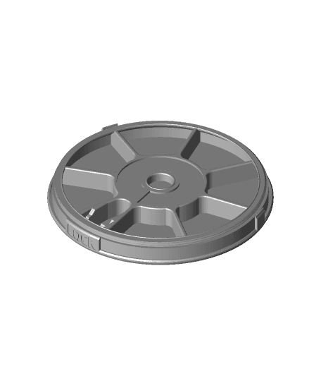 Pill Box V5 - Large Apertures - Days Only by Boothy full viewable 3d model