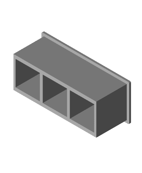 Desktop Storage Box 3d model