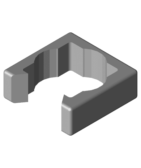 Kossel cable clip 3d model