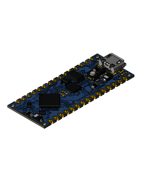 Arduino Nano Every STEP Models 3d model