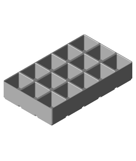 Gridfinity Modified 3x5x40 by yellow.bad.boy full viewable 3d model