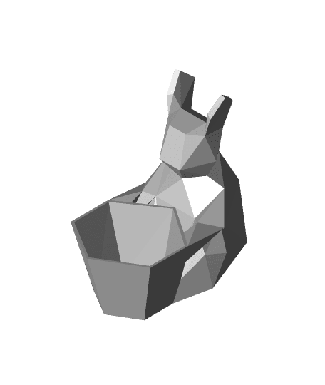 Easter Bunny - Low Poly Version 3d model