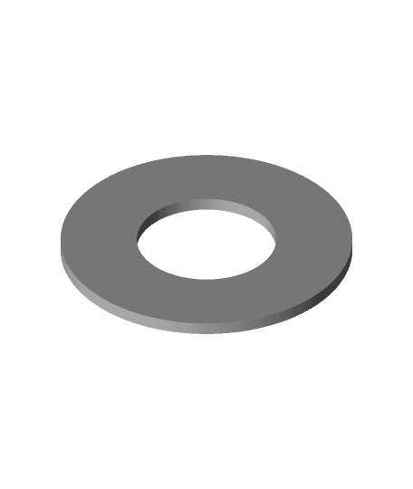 M4 Washer DIN125a by ToTheMoon full viewable 3d model