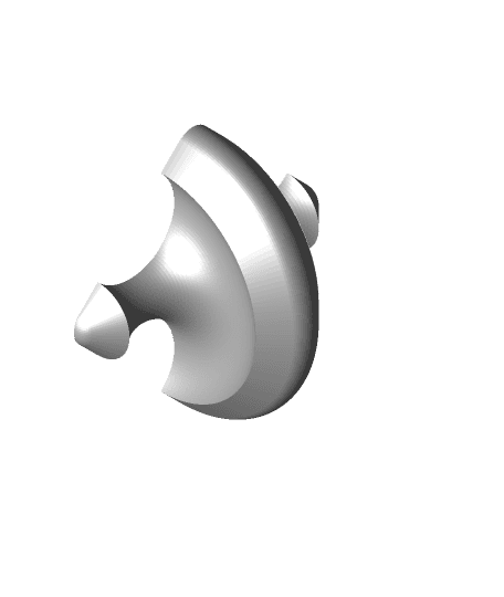 Sphericon: 4-Sided with Groove  3d model