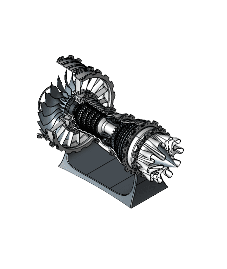 Jet Engine  3d model