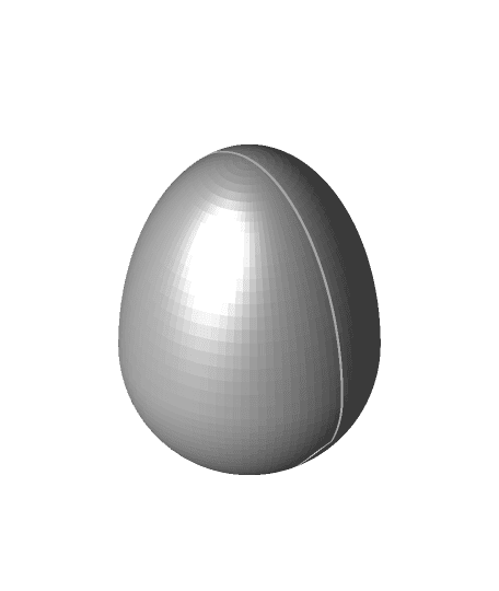 Customizable Surprise Egg 3d model