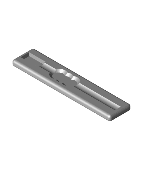 Gridfinity Xacto Knife Tray Insert (1 slot) 3d model