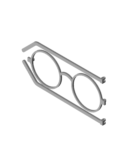 Harry Potter Glasses 3d model
