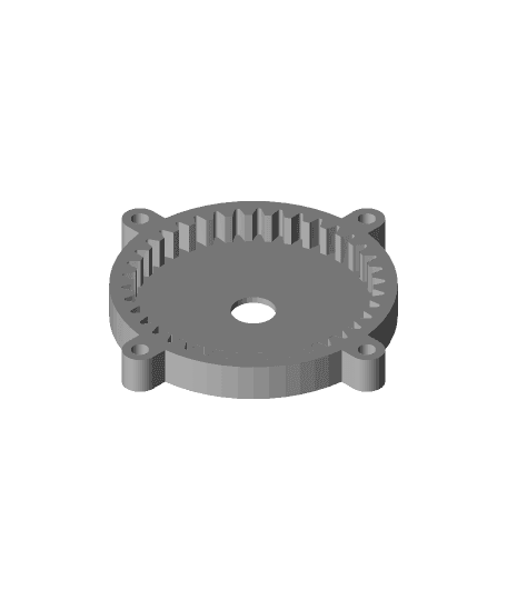 compound planetary gearbox. (268.8 : 1) 3d model