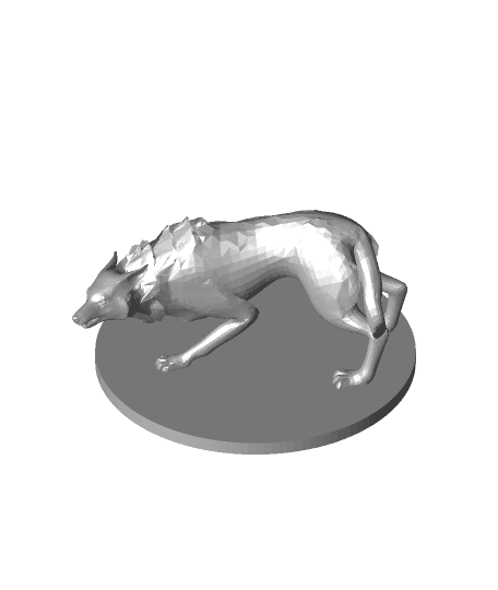 Winter Wolf 3d model