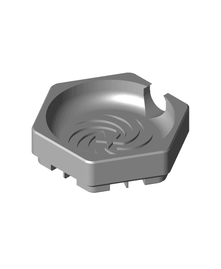 Hextraction Worm Hole Tile 3d model