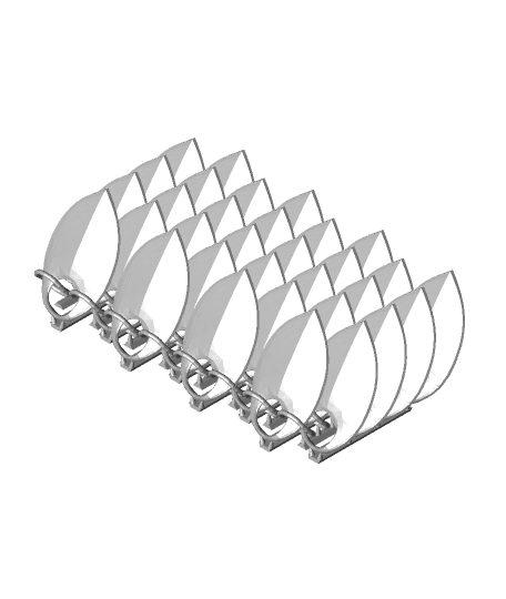  Scalemail 4 weave for MSLA printers (perpendicular direction) 3d model