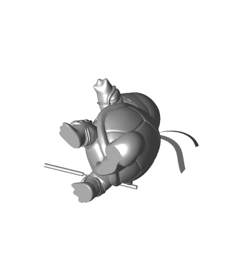 TMNT-Mikey-Squirtle 3d model