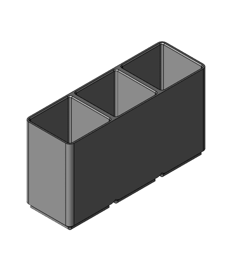 Gridfinity Modified 1x3x70 3d model