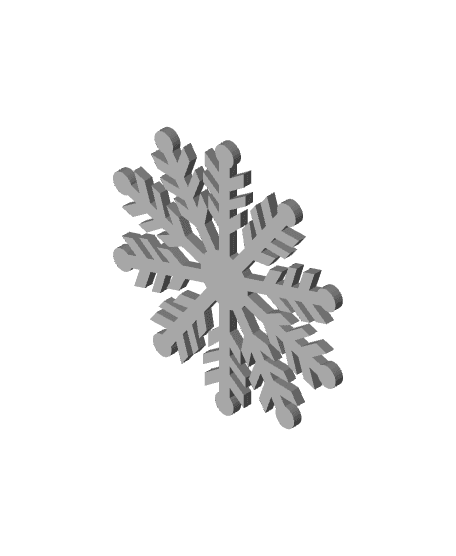 Snow Flake 2 3d model