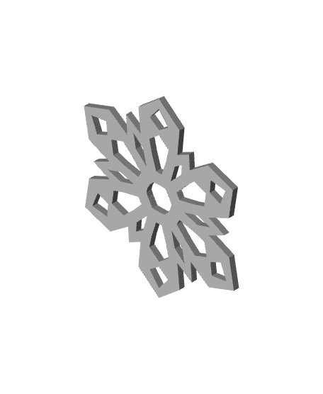 Snowflake 5 3d model