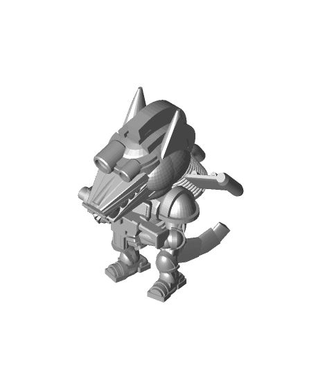 FHW: Wolf Trooper SD Weaponized 3d model