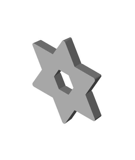 Hexagram 3d model