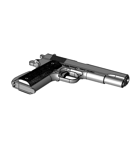 Pistol.stp by haktanyagmur full viewable 3d model