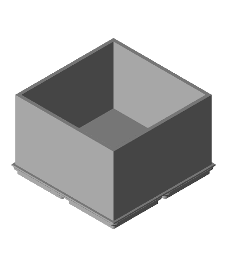 Gridfinity Simple Large Storage Bins 3d model