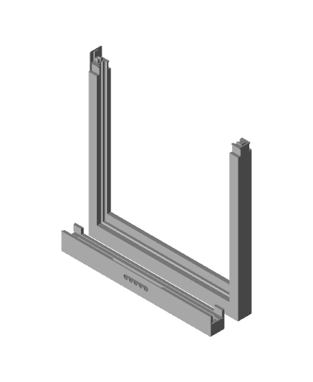 Single Slot HueForge Wall Mountable Frame (cyanidesugar collab) 3d model