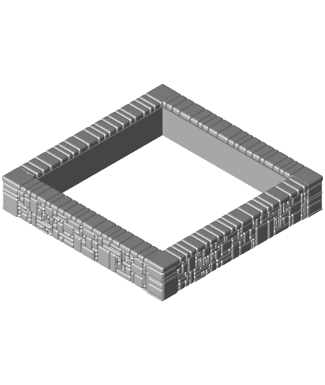 Assasin's Creed: Brotherhood of Venice Wall for Roof Tile 3d model