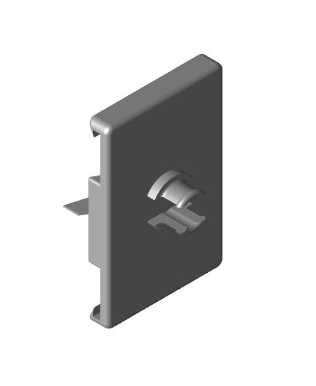 Addaptive sink over flow sponge holder 3d model