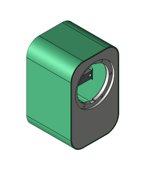 PPR Mini Subwoofer with 3D Printed Passive Radiator by zx82net full viewable 3d model