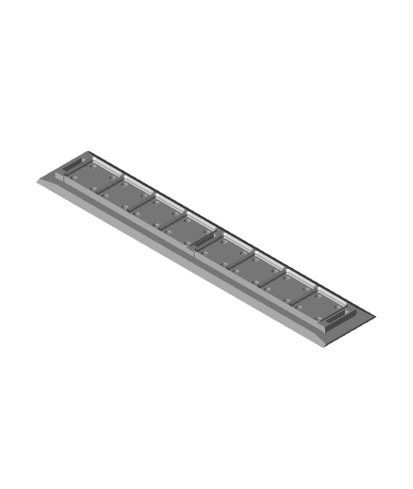 Gridfinity Stackable Plates for use for Paint Racks  3d model