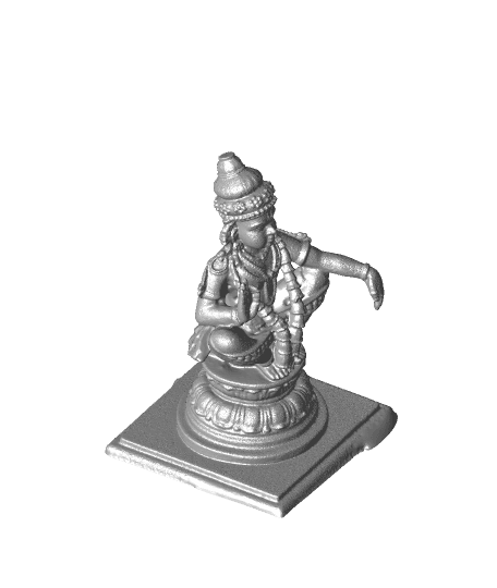 Ayyappa- Son of Vishnu & Shiva 3d model