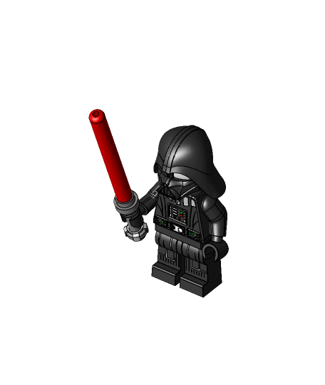 Darth Vader 3D Print Lego  3d model