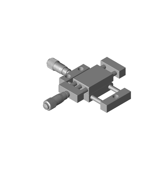 XY stage with micrometer3.stl 3d model