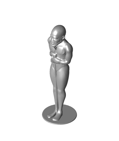 Will Smith - Oscar Statue 3d model