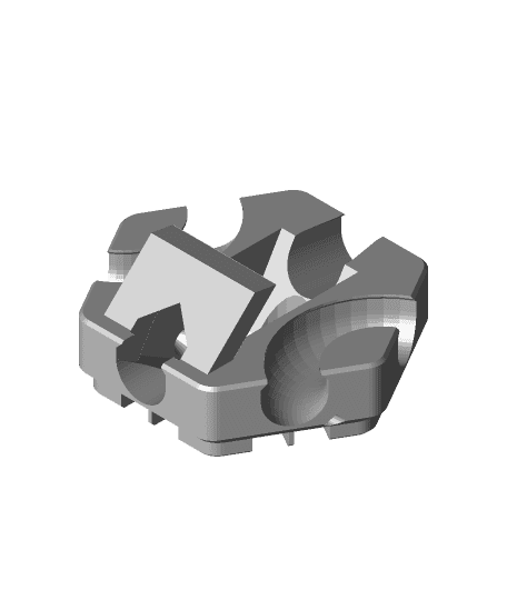 Binary Tile (hextraction) 3d model