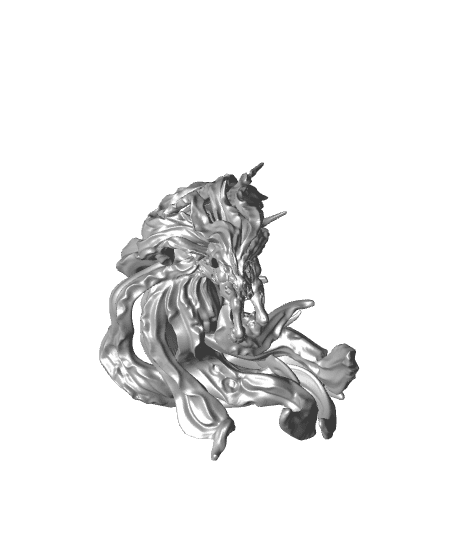 Kelpie - Elemental Familars - PRESUPPORTED - Illustrated and Stats - 32mm scale			 3d model