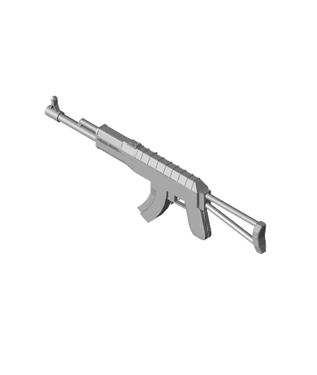 AK-74.stl by longleovo2009 full viewable 3d model