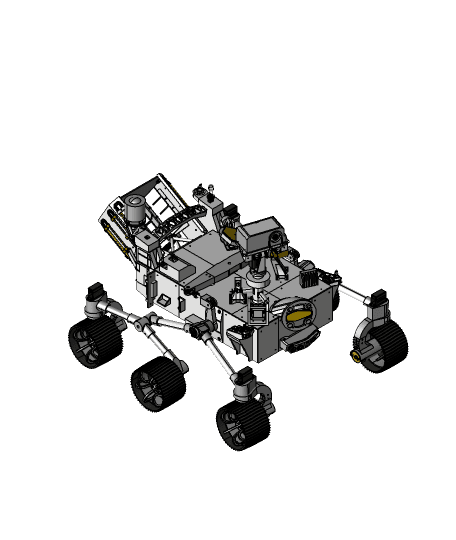 DIY Mars Perseverance Rover Replica 3d model