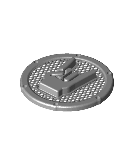 #3DPNSpeakerCover - Rock & Roll Speaker Cover 3d model