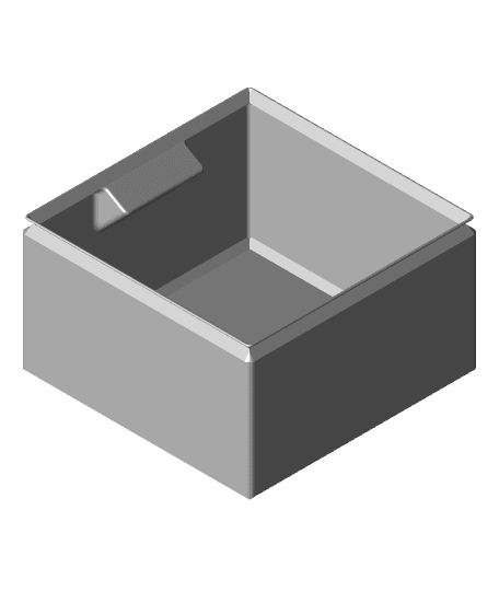 Storage boxes 2x 3d model