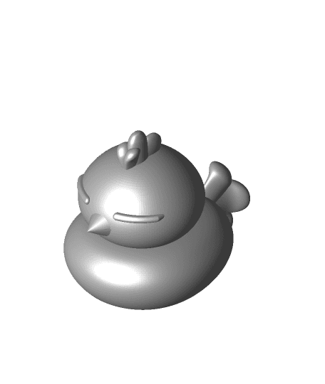 Chicken (Won from the Pucca anime cartoon show) 3d model