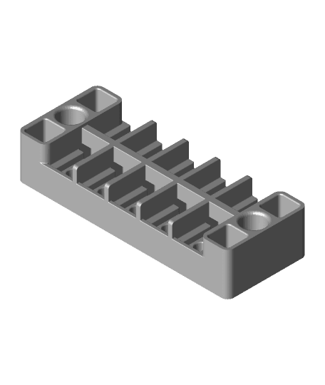 5 Position Terminal Strip by pyrosam7 full viewable 3d model