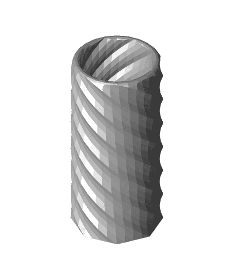 3D Design Spiral Vase. 3d model
