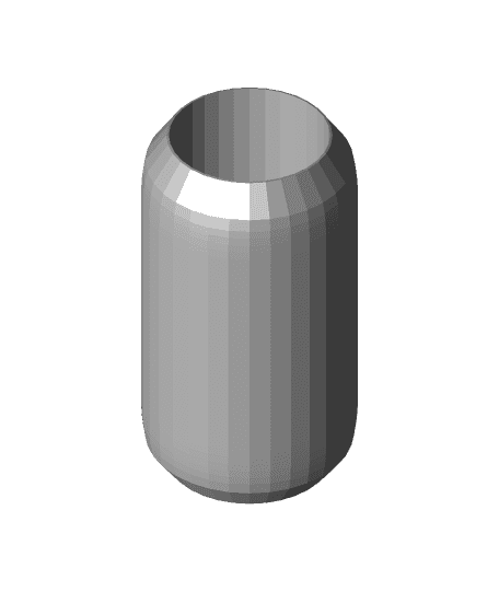 Coke Can Planter (With Drain holes) 3d model