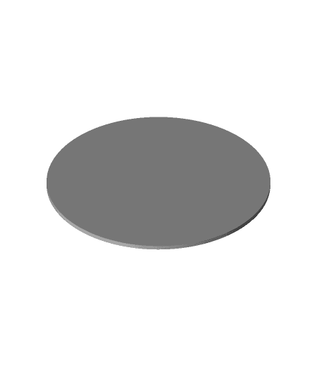 Blank Circular Faceplate.stl 3d model