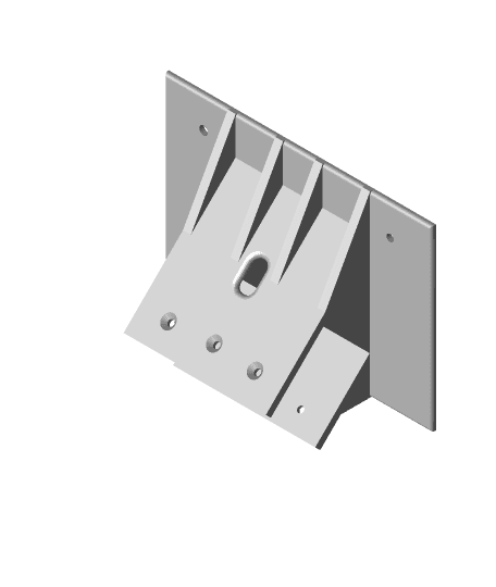 Behringer Powerplay P16 45° Mounting Plate by AndrewSanker full viewable 3d model