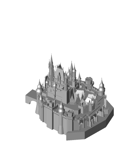 disney_castle.stl 3d model